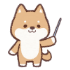 右向き犬